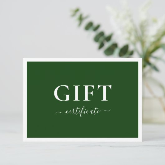 GESCHÄFTSKONTROLLBESCHEINIGUNG | Moderner Minimal (Stehend Vorderseite)