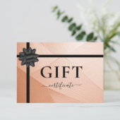 GESCHÄFTSKONTROLLBESCHEINIGUNG | Ribbon | Kupfer (Stehend Vorderseite)