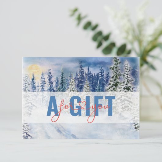 GESCHÄFTSKONTROLLBESCHEINIGUNG | Winterschneelands (Stehend Vorderseite)