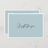 GESCHÄFTSKONTROLLE | Modernes Grau-Blau (Vorne/Hinten)