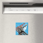Geschäftsleute werfen Pfeilzeichen Magnet (In Situ (Geschirrspüler))