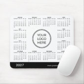 Geschäftslogo 2027 Kalender Mauspad (Mit Mouse)