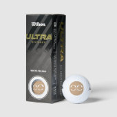 Geschäftslogo auf Golfbällen im Custom-Design Golfball (Verpackungen)