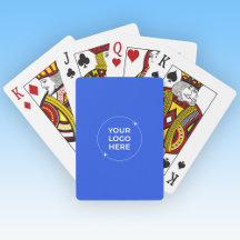 Geschäftslogo-Branding Royalblau