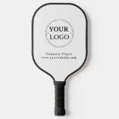 Geschäftslogo Einfach modern minimalistisch Pickleball Schläger (Vorderseite)
