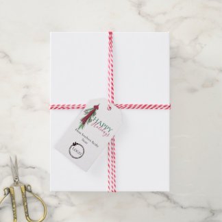 Geschäftslogo-Feiertags-Geschenk-Anhänger Geschenkanhänger