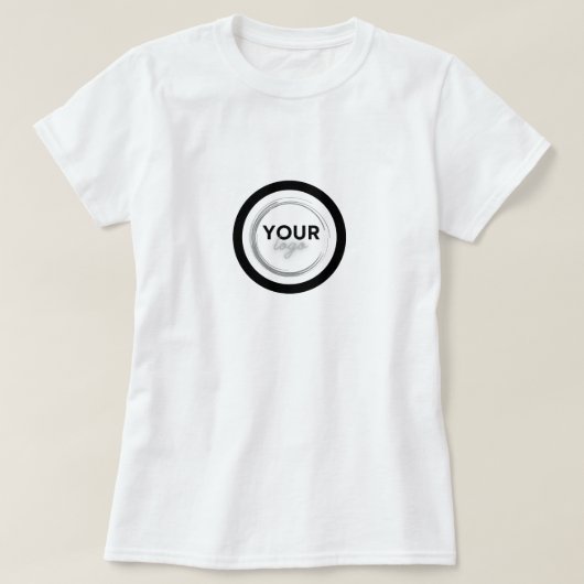 Geschäftslogo Firmenlogo Mitarbeiter T-Shirt (Design vorne)