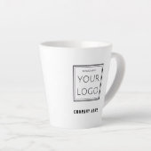 Geschäftslogo Firmenname Markenwerbung   Milchtasse (Rechte Ecke)