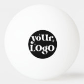 Geschäftslogo gebrandet tischtennisball (Rückseite)