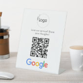Geschäftslogo Google Bewertungen Website-Scan Druc Sockelschild (In SItu)