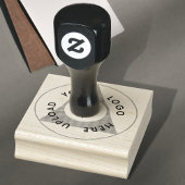 Geschäftslogo Gummistempel