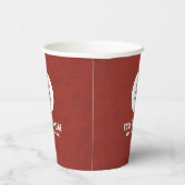 Geschäftslogo hier Stilvoll gestalten Sie Ihren ei Pappbecher (Rechts)