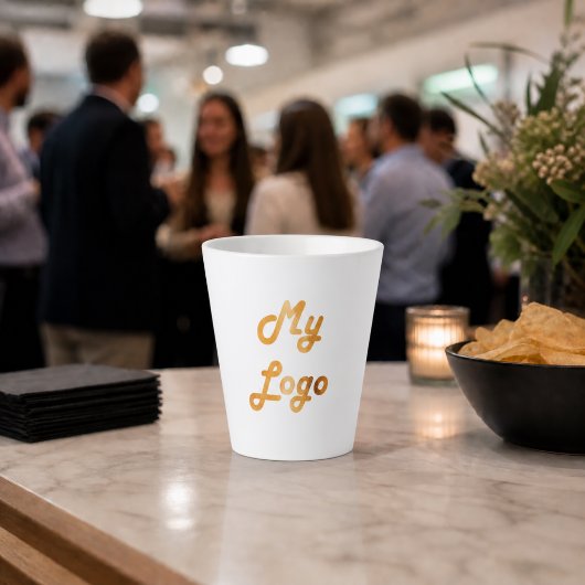 Geschäftslogo-Markenfarbe Milchtasse