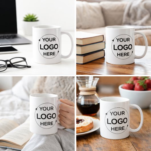 Geschäftslogo Markenpromotion Kaffeetasse