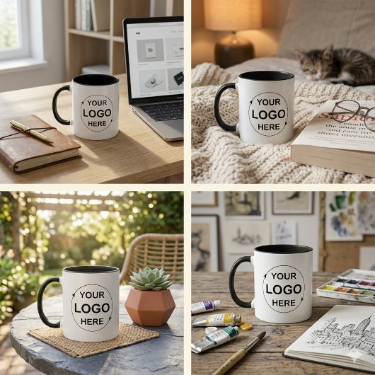 Geschäftslogo Markenpromotion Tasse