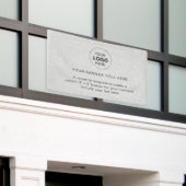 Geschäftslogo mit professionellem 5' Banner (Äußeres Gebäude)