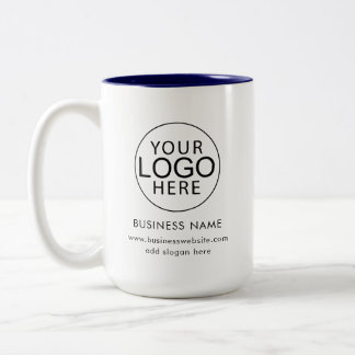 Geschäftslogo Mitarbeiter Event individuell Zweifarbige Tasse
