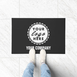 Geschäftslogo Modern Schwarz Promotionat Fußmatte