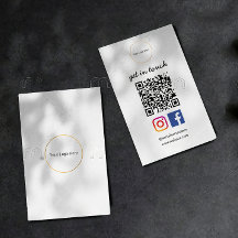 Geschäftslogo | Moderner QR-Code-Sozialtemplate