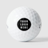 Geschäftslogo Modernes benutzerdefiniertes QR-Code Golfball (Vorderseite)