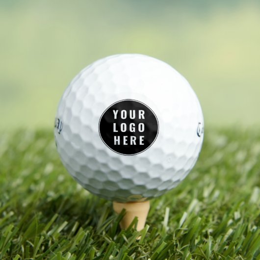 Geschäftslogo Modernes benutzerdefiniertes QR-Code Golfball (Insitu T-Shirt)