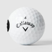 Geschäftslogo Modernes benutzerdefiniertes QR-Code Golfball (Logo)