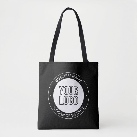 Geschäftslogo oder Design & bearbeitbarer Textbaus Tasche (Vorderseite)