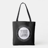 Geschäftslogo oder Design & bearbeitbarer Textbaus Tasche (Rückseite)