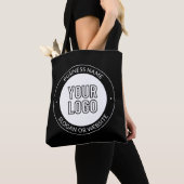 Geschäftslogo oder Design & bearbeitbarer Textbaus Tasche (Von Nahem)