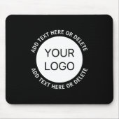 Geschäftslogo oder ein beliebiges Bild & bearbeitb Mousepad (Vorne)