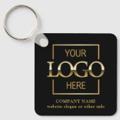Geschäftslogo & QR-Code-Branded-Promotion  Schlüsselanhänger (Vorderseite)