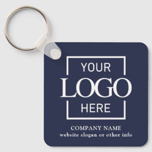 Geschäftslogo & QR-Code-Branded-Promotion Schlüsselanhänger
