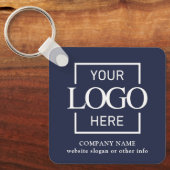 Geschäftslogo & QR-Code-Branded-Promotion Schlüsselanhänger (Vorderseite)