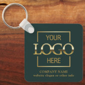Geschäftslogo & QR-Code-Branding-Promotion Schlüsselanhänger (Vorderseite)