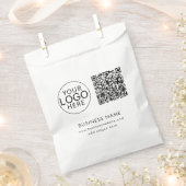 Geschäftslogo QR-Code Firmenveranstaltung Geschenktütchen (Ausgeschnitten)