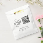 Geschäftslogo QR-Code Firmenveranstaltung Geschenktütchen (Versiegelt)