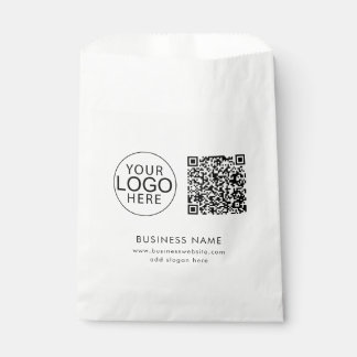 Geschäftslogo QR-Code Firmenveranstaltung Geschenktütchen