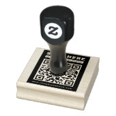 Geschäftslogo Qr-Code Scan Me Wartungshandbuch Gummistempel (Stempel)