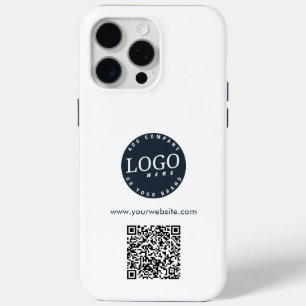 Geschäftslogo QR-Code und individuelle Website Case-Mate iPhone Hülle