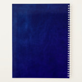 Geschäftslogo Royal Blue Leather 2026 Custom Planer (Rückseite)