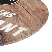 Geschäftslogo Rustikales Holzrestaurant Schneidebrett (Ecke)