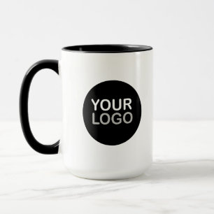 Geschäftslogo Schwarz Weiß Kaffeetasse