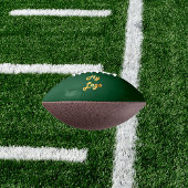 Geschäftslogo smaraggrün football