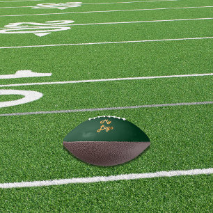 Geschäftslogo smaraggrün football