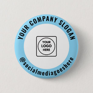 Geschäftslogo Social Media Werbedesign Button
