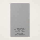 Geschäftslogo und Adresse Ohrringe Displaykarte (Rückseite)