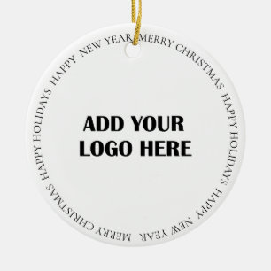 Geschäftslogo und Kundeninformation Keramik Ornament