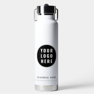 Geschäftslogo und maßgeschneiderte Website-Promoti Trinkflasche