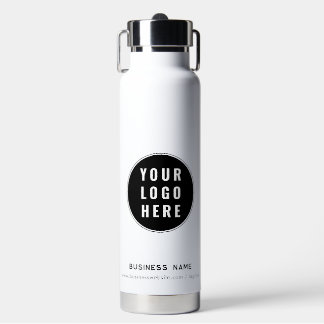 Geschäftslogo und maßgeschneiderte Website-Promoti Trinkflasche
