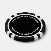 Geschäftslogo und Text Einfach Professionell Pokerchips (Einzeln)